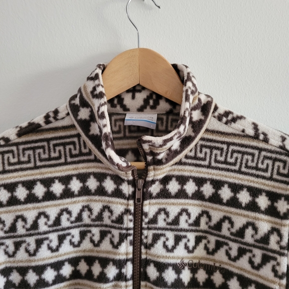 COLUMBIA | Womens Large Fleece Zip Jacket - Picture 5 of 6